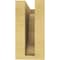 Ekena Millwork 3"W x 6"D x 6"H Classic Asheboro Rough Cedar Woodgrain TimberThane Corbel, Primed Tan CORUR03X06X06ASHRCPR - alternate 4